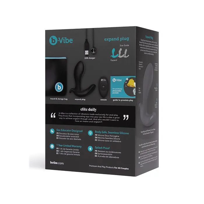 b-Vibe Expand Plug - Black