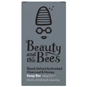 Beauty & the Bees Real Soap Bar 120g - Activated Charcoal & Honey