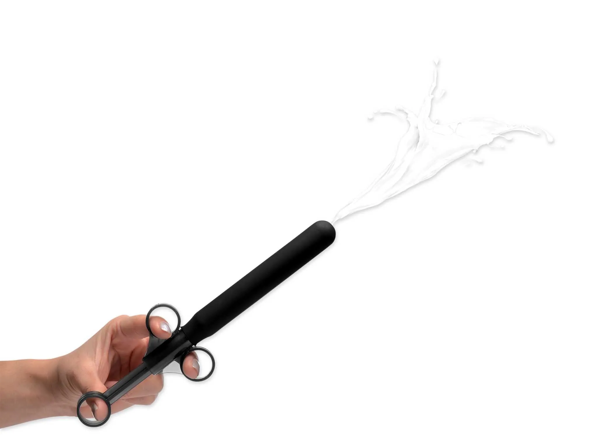 CleanStream Smooth Silicone Lubricant Launcher - Black