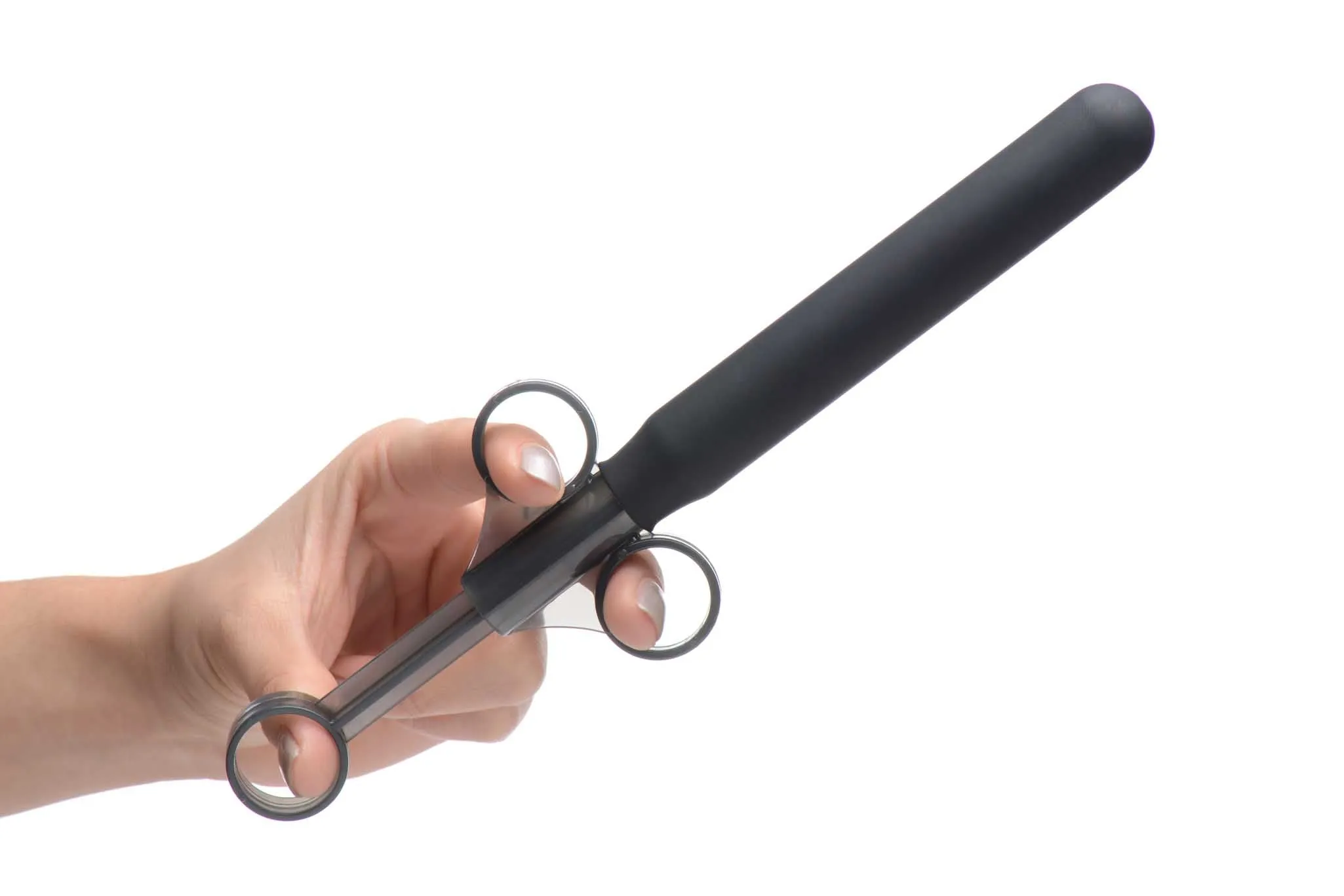 CleanStream Smooth Silicone Lubricant Launcher - Black