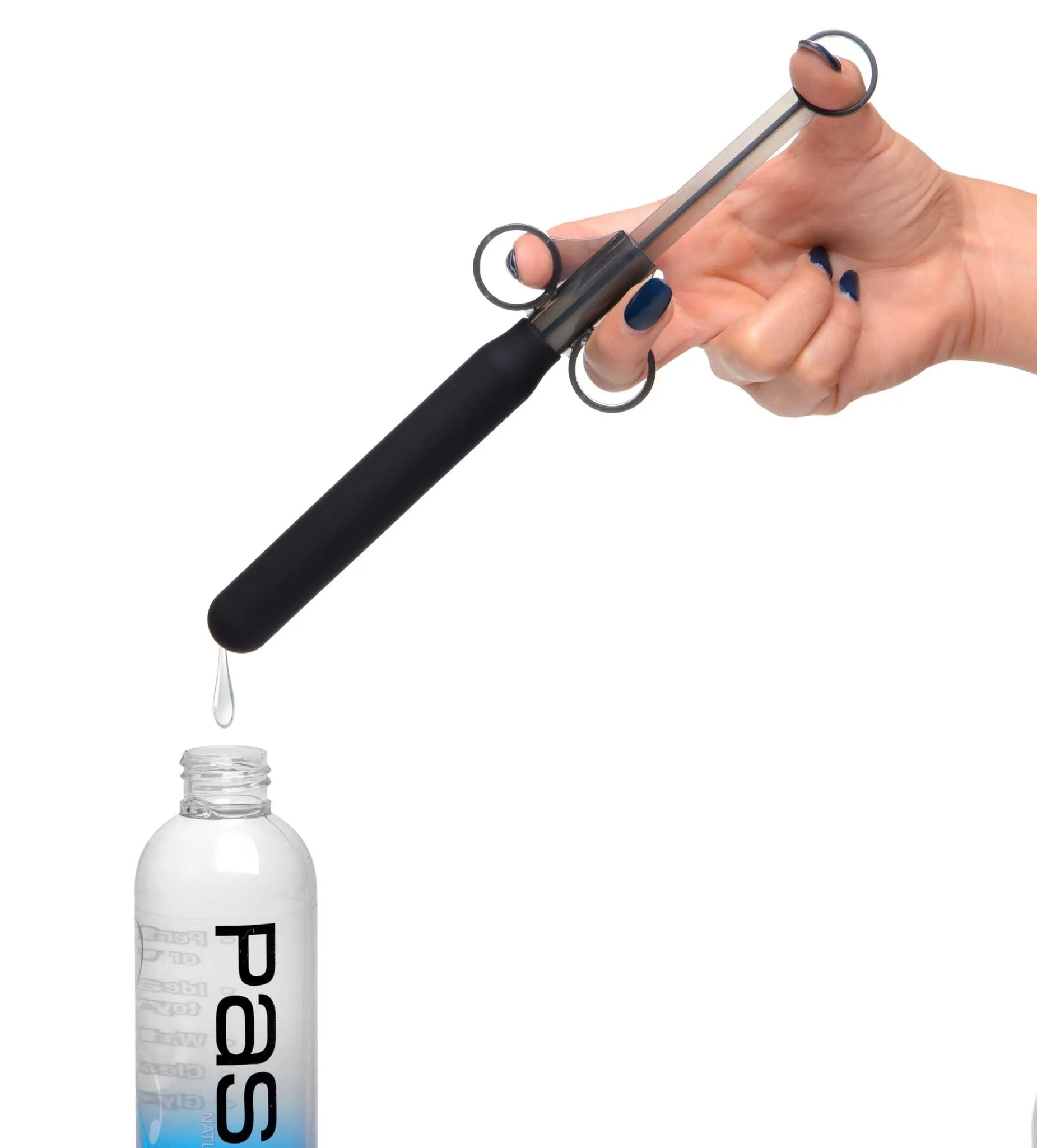 CleanStream Smooth Silicone Lubricant Launcher - Black