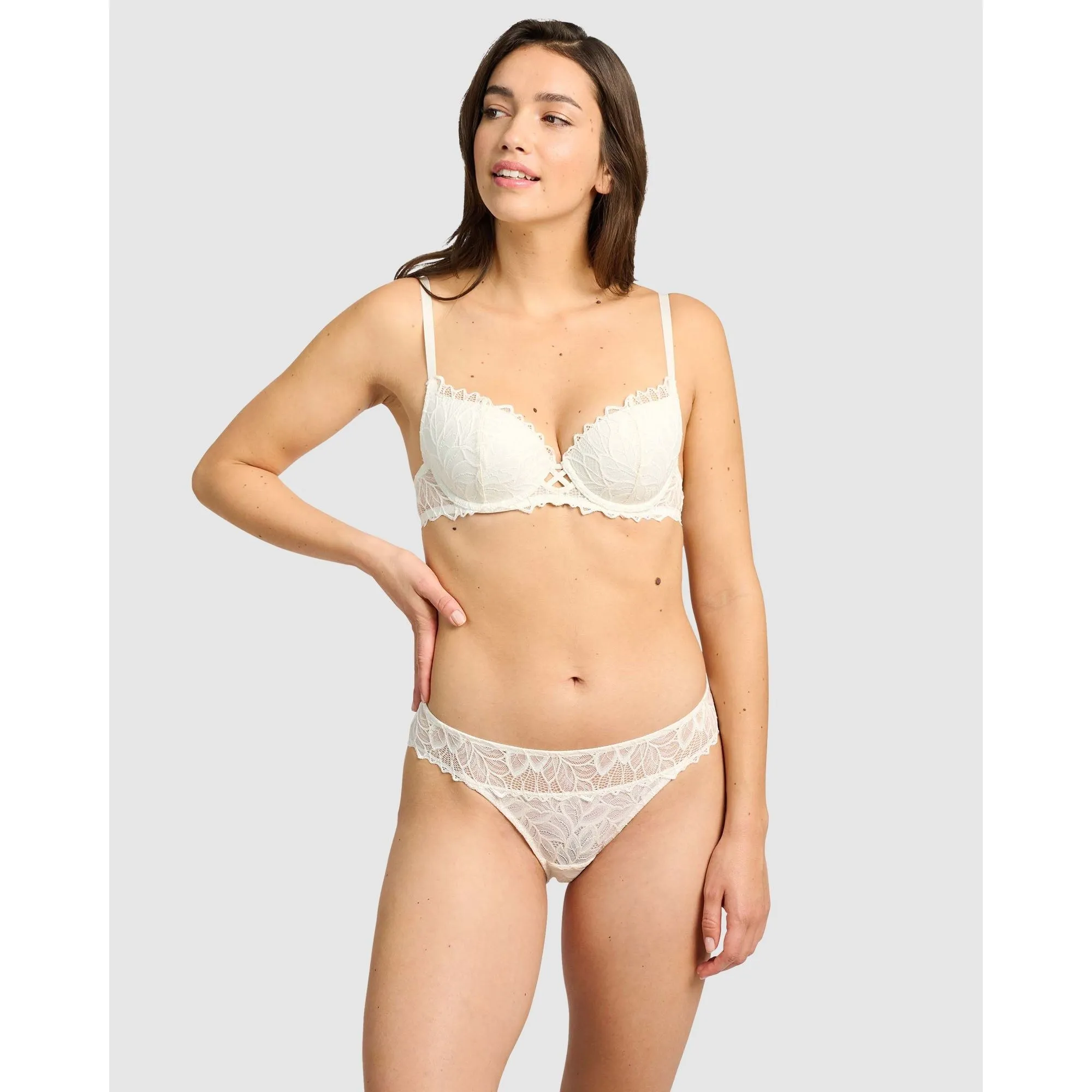 Divine Padded Wired Lace Bra