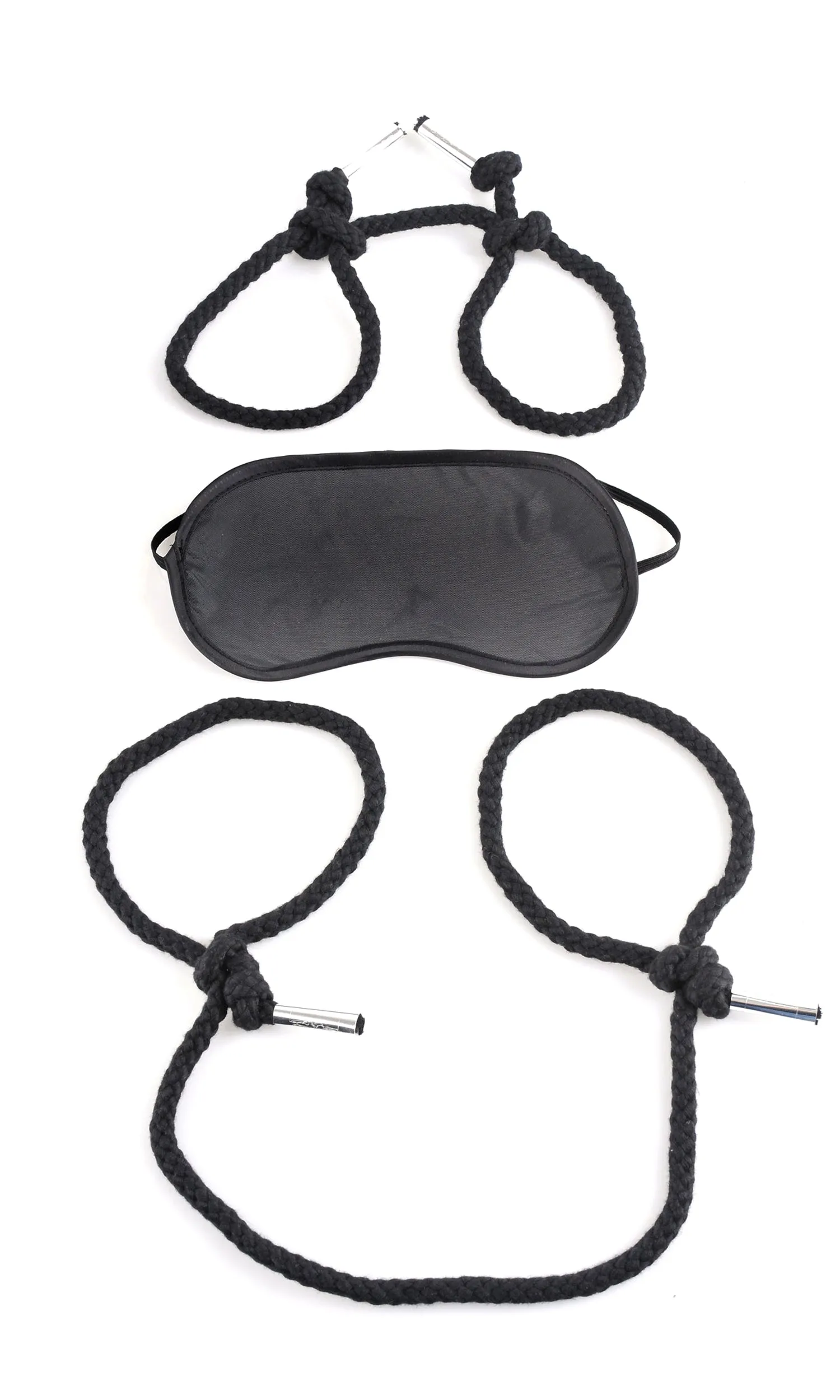 Silk Rope Bondage Kit (Black)