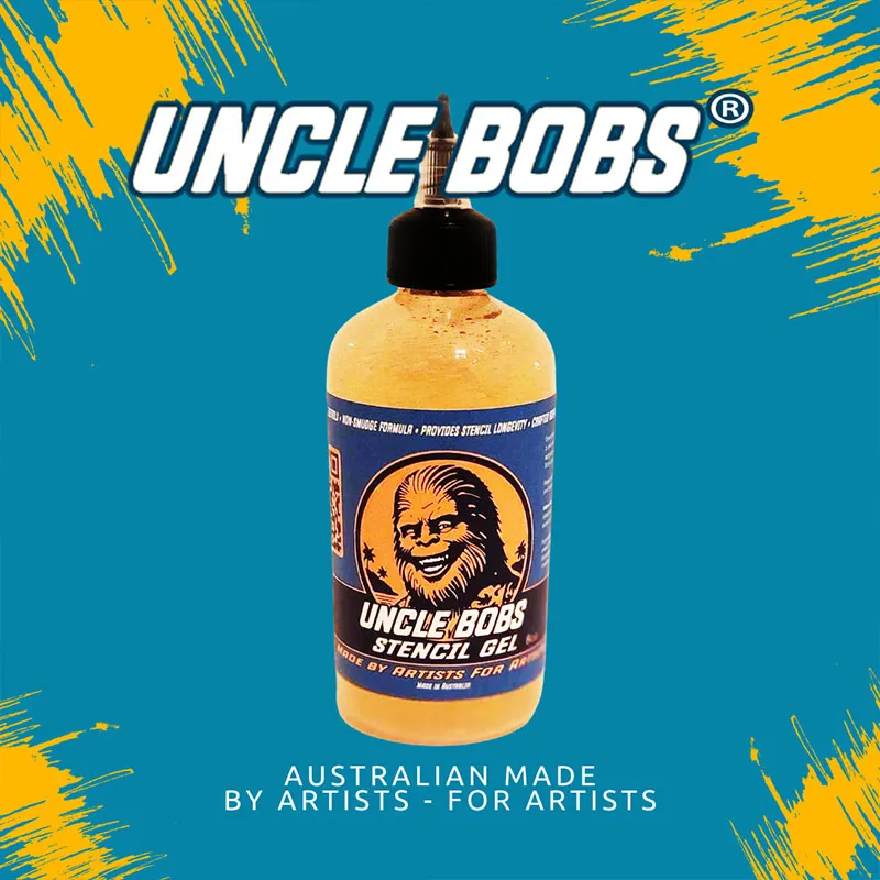 Uncle Bobs Stencil Gel 8oz (240ml)
